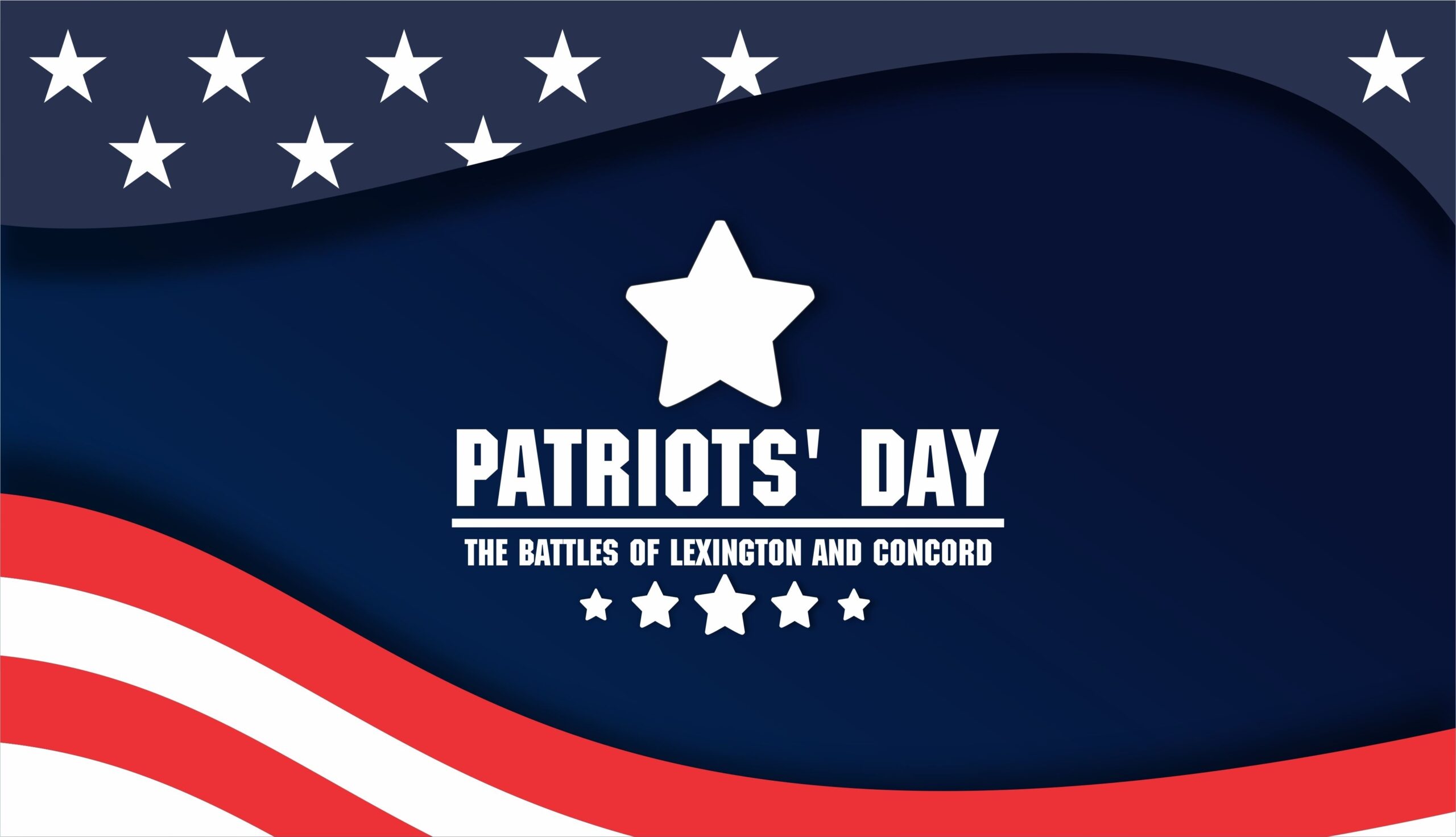 Patriots’,Day,The,Battles,Of,Lexington,And,Concord,,,Vektor